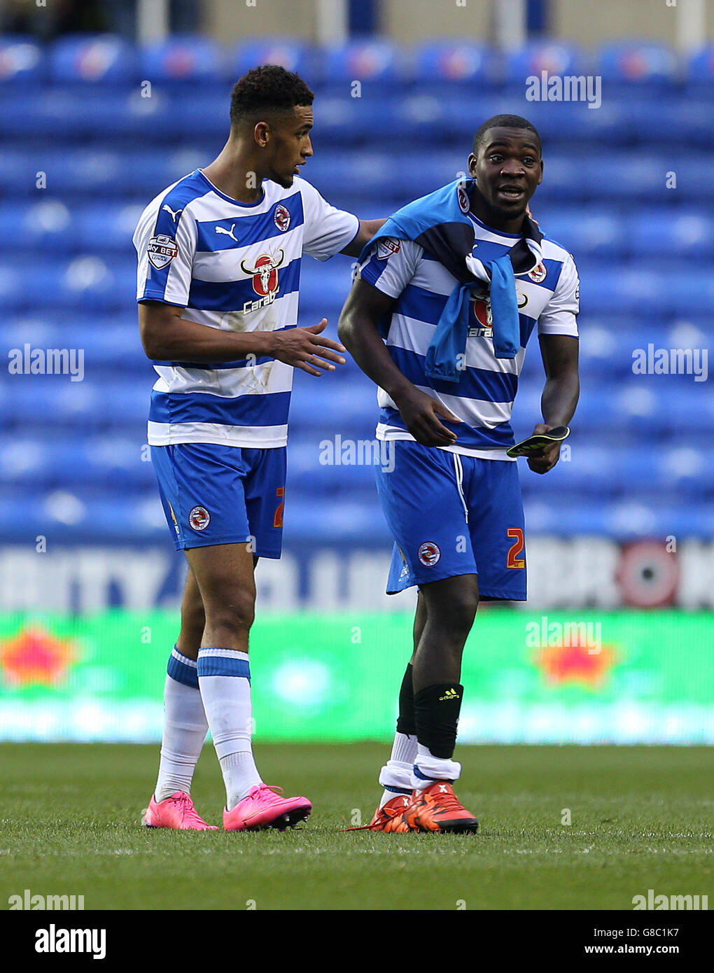 Leading ist Nick Blackman und Nick Blackman in Vollzeit Stockfoto
