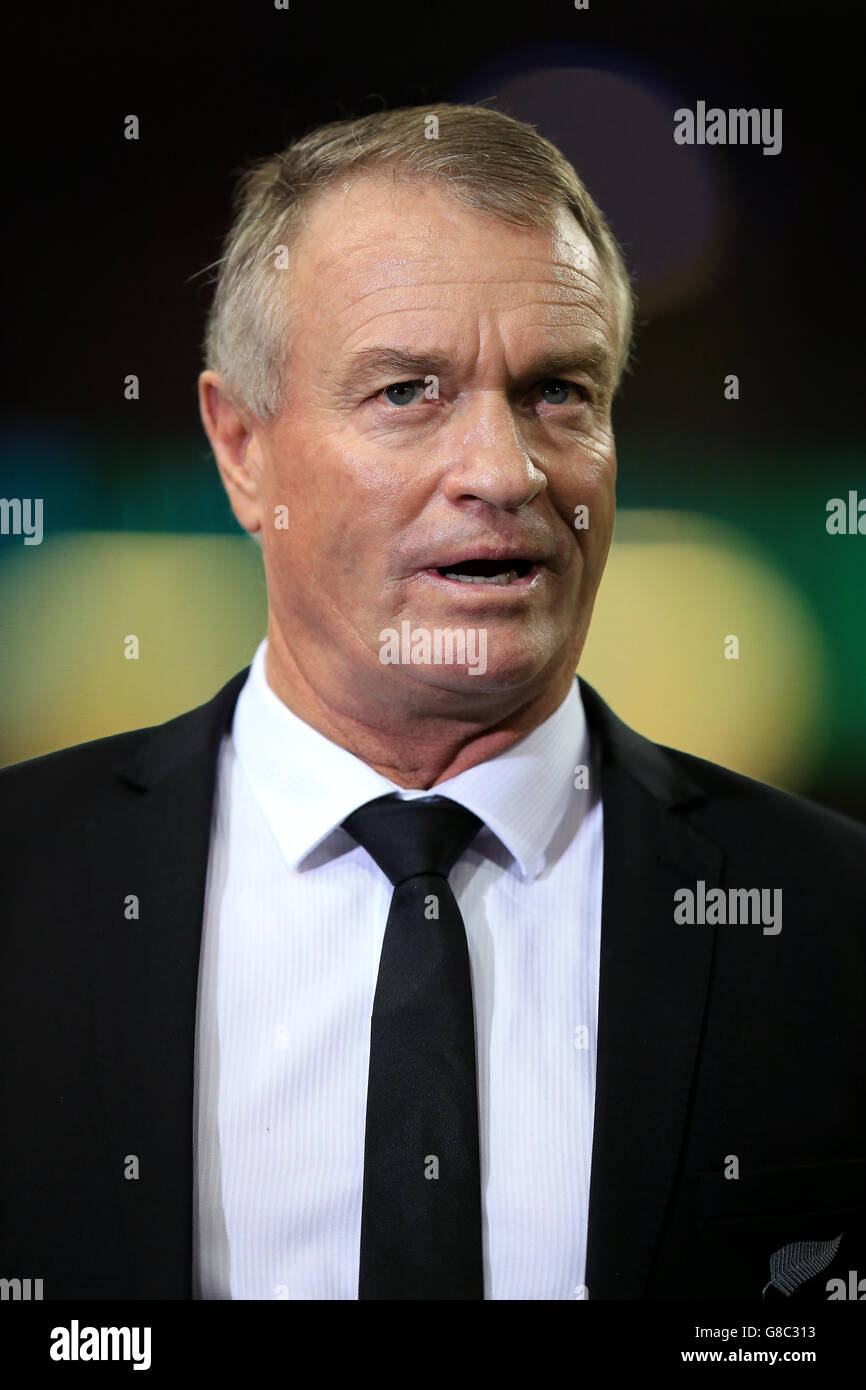 Rugby-Union - Rugby-Weltmeisterschaft 2015 - Quarter Final - Neuseeland / Frankreich - Millennium Stadium Stockfoto