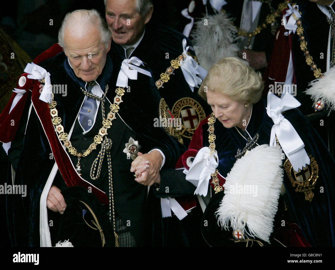 Reihenfolge der feierlichen Strumpfband - Windsor Stockfoto
