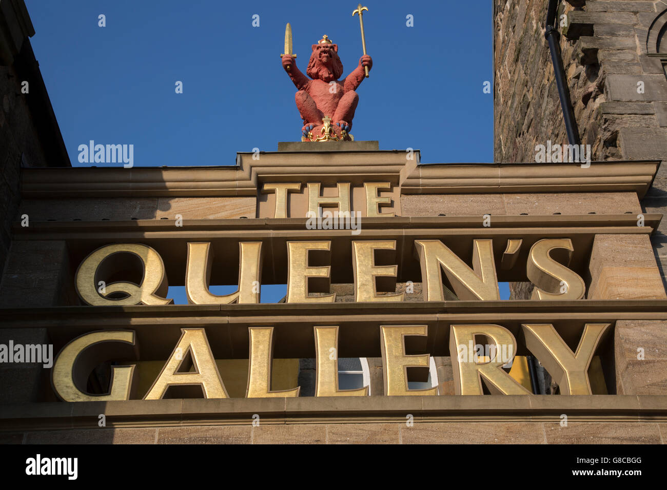 Queens Gallery; Holyrood; Edinburgh; Schottland Stockfoto