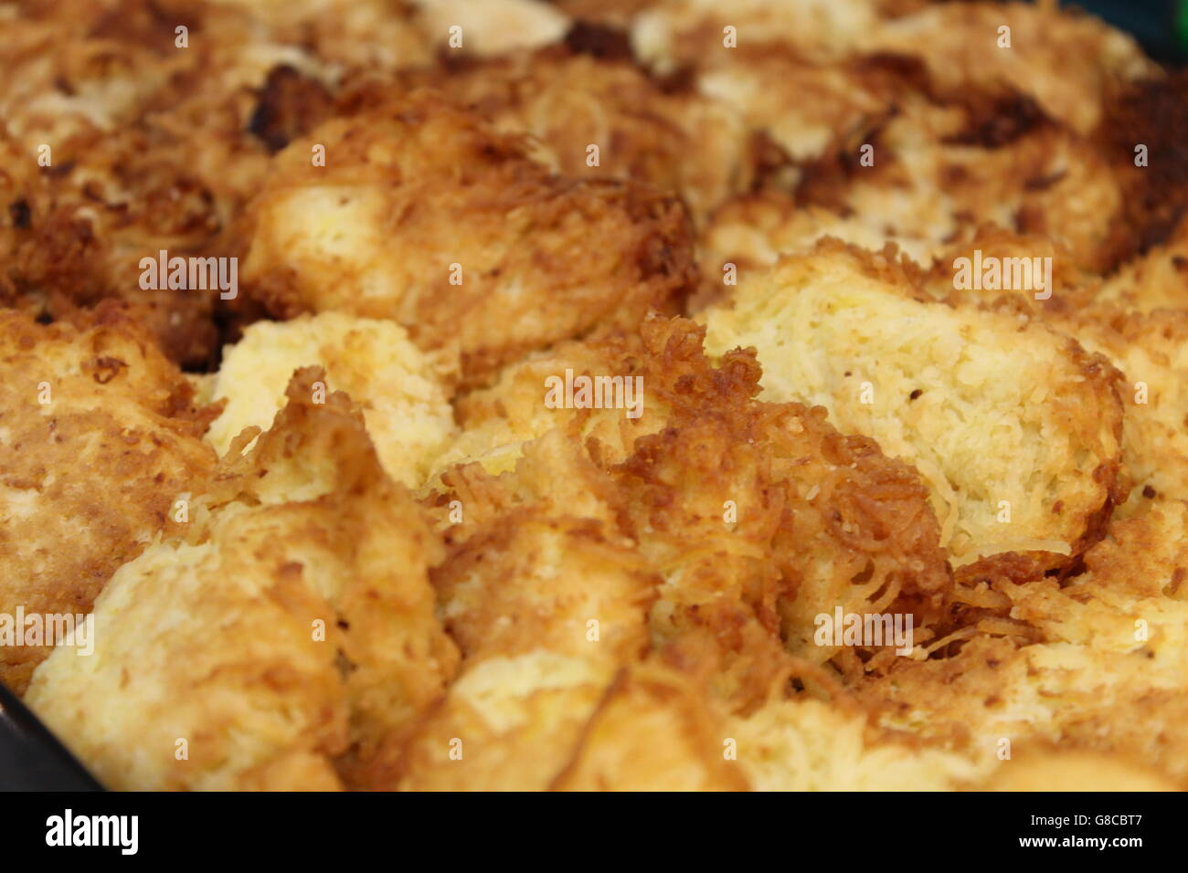 Süßkartoffel Latkes Kartoffelpuffer, Kartoffelpuffer, Chanukka, jüdische Feier, festival Stockfoto