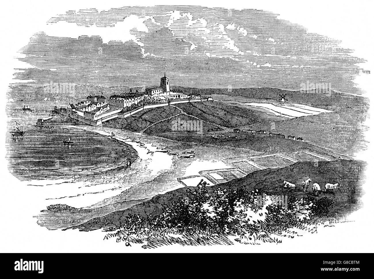 Derry, offiziell Londonderry ist die zweitgrößte Stadt in Nordirland. County Derry oder Grafschaft Londonderry, Ulster, Nordirland Stockfoto