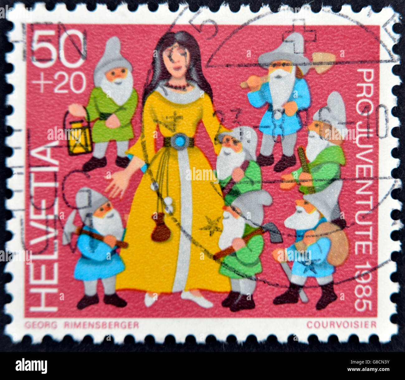 Stamp Switzerland Pro Juventute Stockfotos und -bilder Kaufen - Alamy
