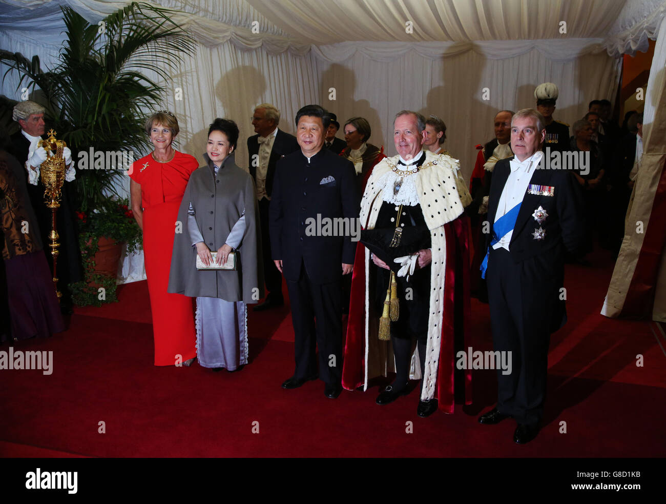 Der chinesische Präsident Staatsbesuch - Tag 2 Stockfoto