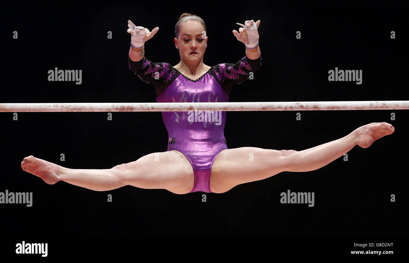 Gymnastik - WM 2015 - Tag zwei - SSE Hydro Stockfoto