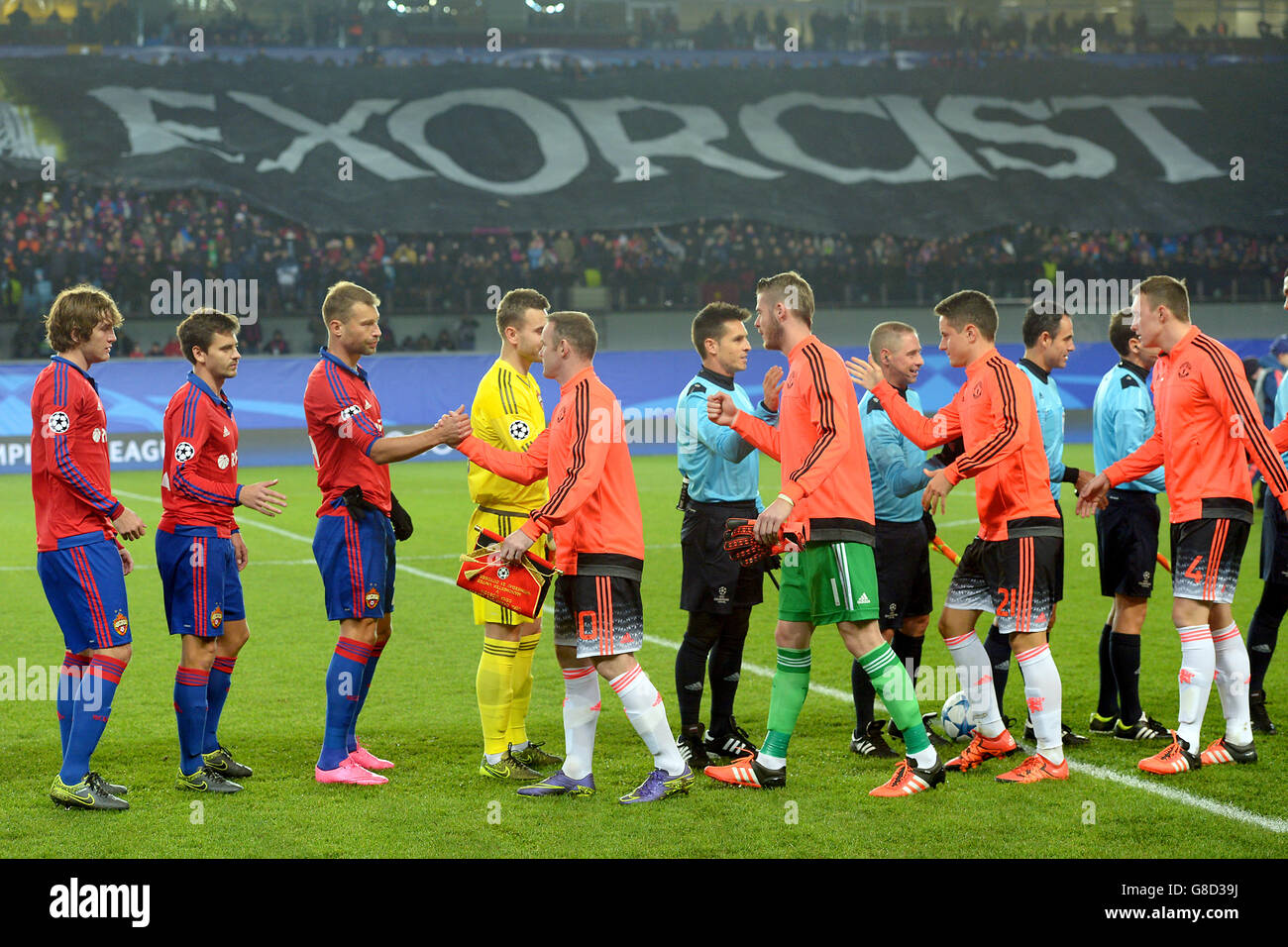 Fußball - UEFA Champions League - Gruppe B - ZSKA Moskau V Manchester United - Khimki Arena Stockfoto