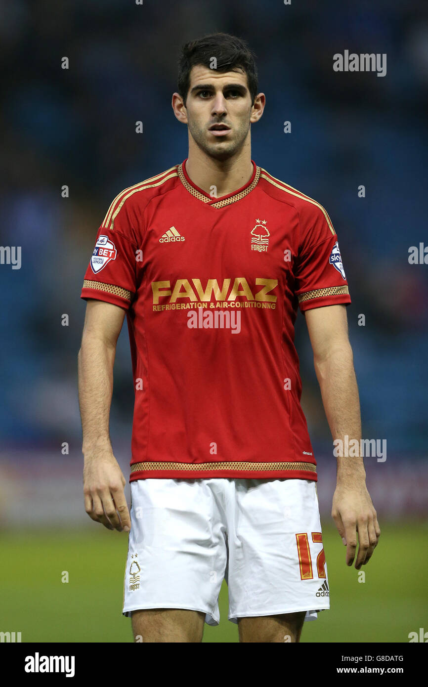 Fußball - Sky Bet Championship - Sheffield Mittwoch gegen Nottingham Forest - Hillsborough. Nelson Oliveira, Nottingham Forest Stockfoto