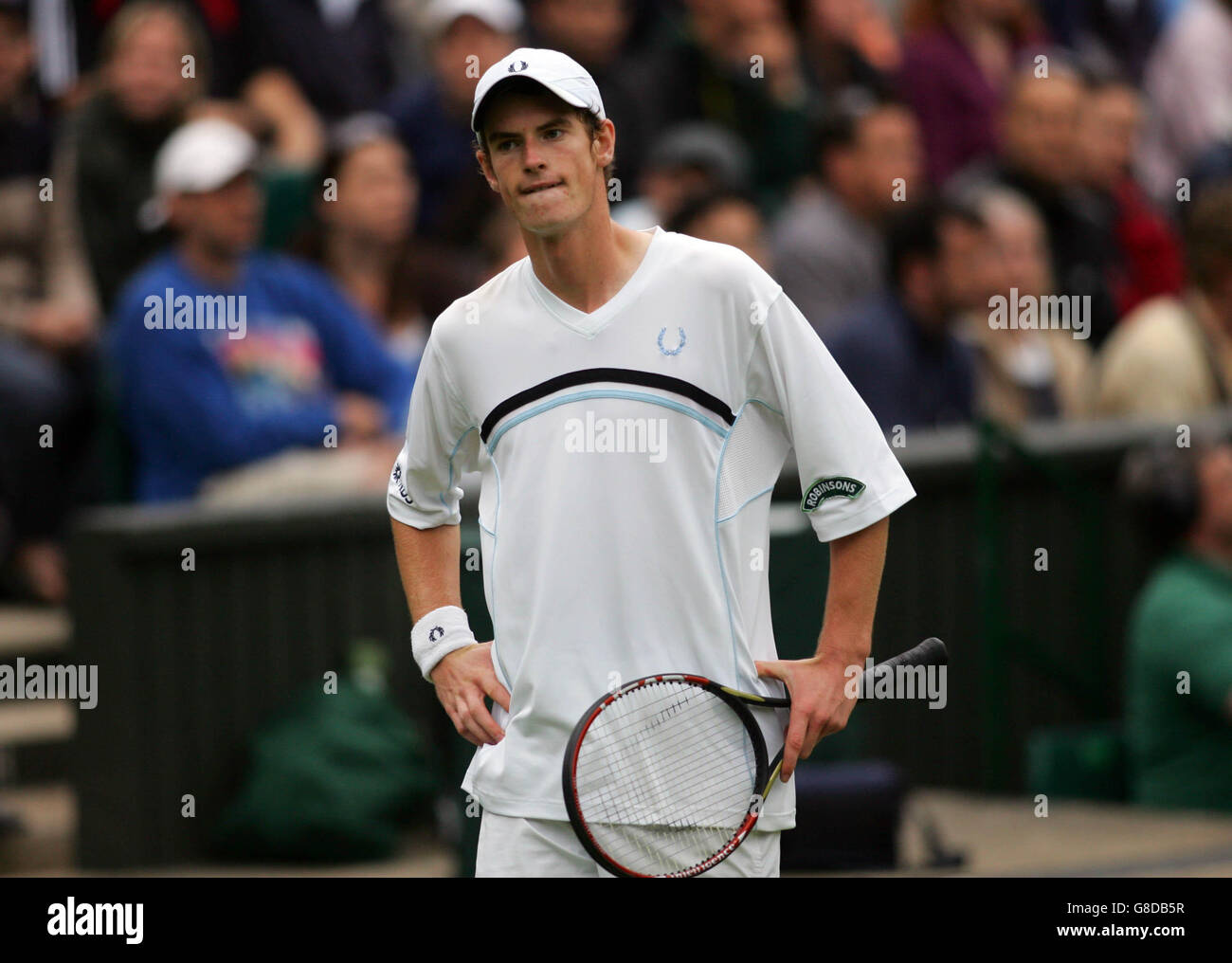 Tennis - Wimbledon Championships 2005 - Männer 3. Runde - Andrew Murray V David Nalbandian - All England Club Stockfoto