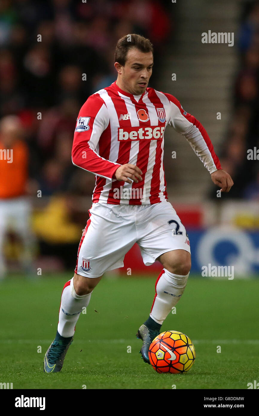 Fußball - Barclays Premier League - Stoke City gegen Chelsea - Britannia Stadium. Xherdan Shaqiri von Stoke Stockfoto