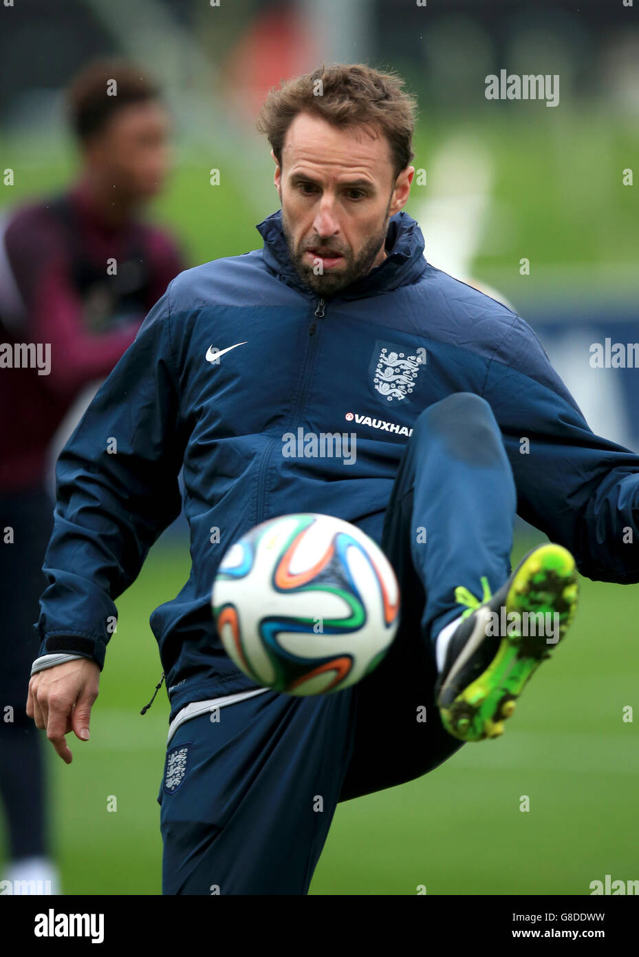 Fußball - U21 Euro-Qualifikation - & Bosnien-Herzegowina U21 V England U21 - England U21 Trainingseinheit - St George Park Stockfoto