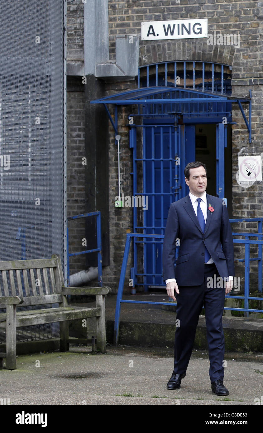 George Osborne besucht HM Prison Brixton Stockfoto