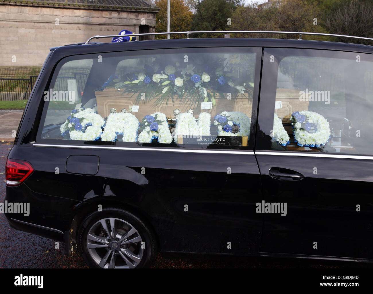 Fußball - Howard Kendall Beerdigung Stockfoto