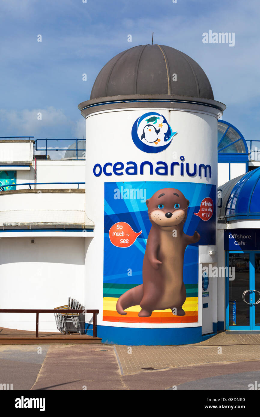 Oceanarium das Bournemouth Aquarium am Pier Approach, Bournemouth, Dorset, UK im Juni Stockfoto