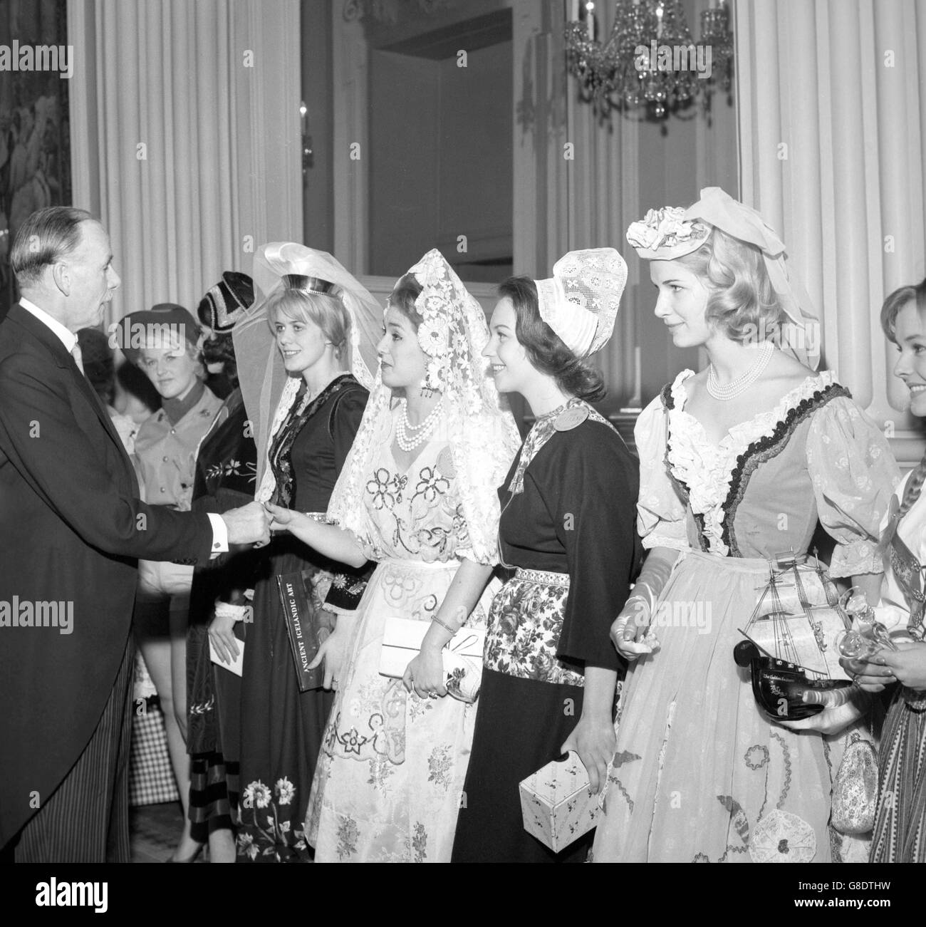 Mode und Schönheit - Miss World 1960 - London Stockfoto