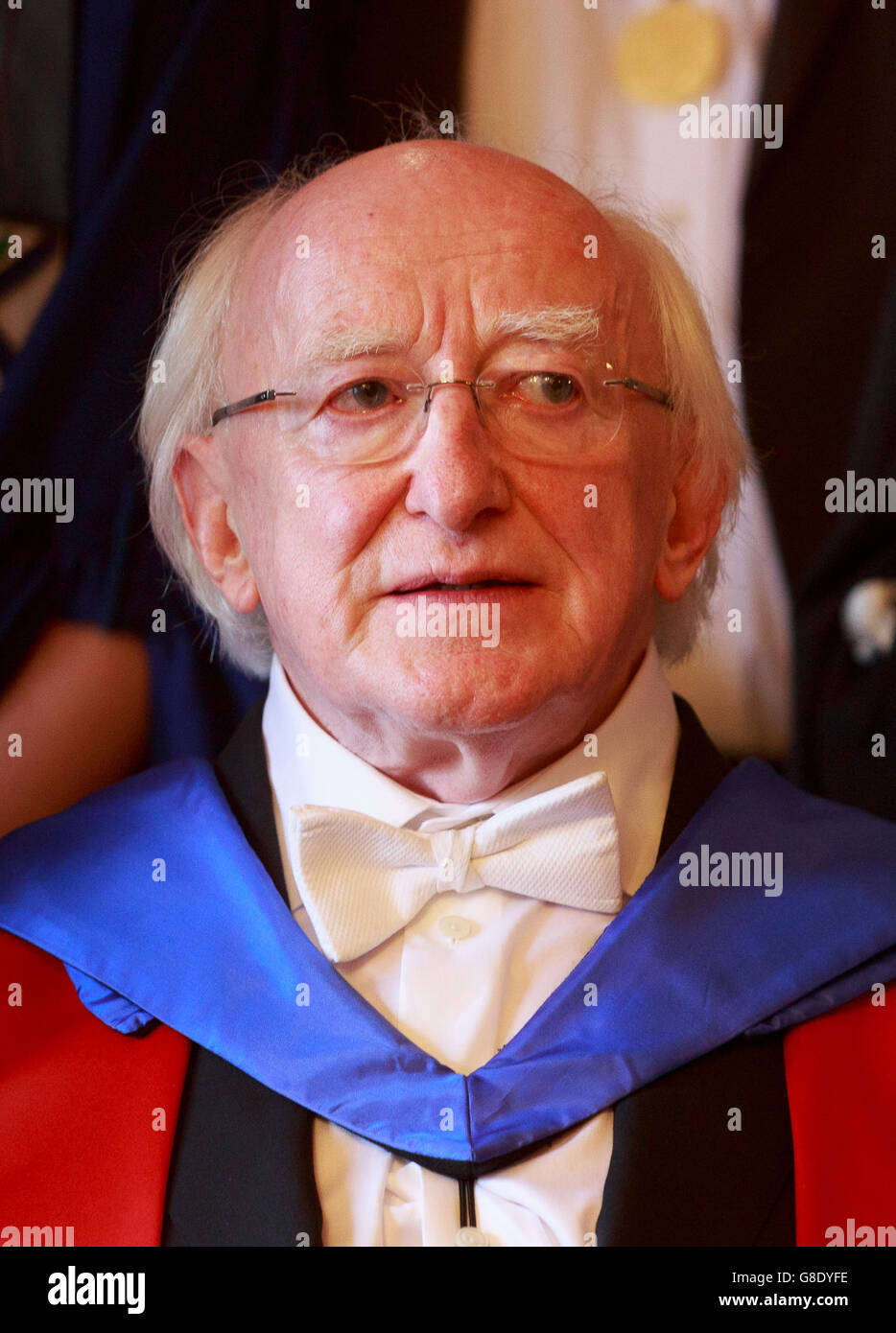 Edinburgh, UK. 28. Juni 2016. Universität Edinburgh: Ehrendoktorwürde für irische Präsident Higgins. Abgebildete Higgins. Pako Mera/Alamy Live-Nachrichten. Stockfoto