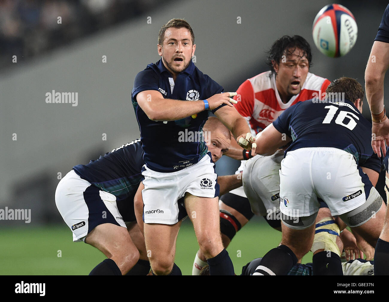 Tokio, Japan. 25. Juni 2016. Greig Laidlaw (SCO), 25. Juni 2016 - Rugby: Rugby Testspiel Japan zwischen 16-21 Schottland Ajinomoto-Stadion in Tokio, Japan. © AFLO/Alamy Live-Nachrichten Stockfoto