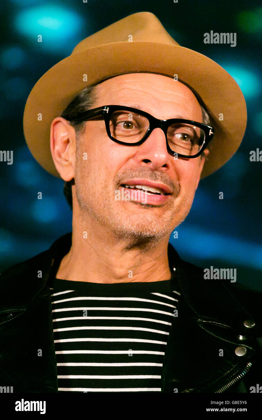 Tokio, Japan. 29. Juni 2016. US-amerikanischer Schauspieler Jeff Goldblum besucht eine Pressekonferenz für den Film Independence Day: Wiederaufleben in Tokyo Skytree am 29. Juni 2016, Tokio, Japan. Die Besetzung des Films kam nach Japan, um die Fortsetzung von Independence Day, gedreht im Jahr 1996 zu fördern. Der Film wird am 9. Juli japanischen Kinos getroffen. Bildnachweis: Aflo Co. Ltd./Alamy Live-Nachrichten Stockfoto