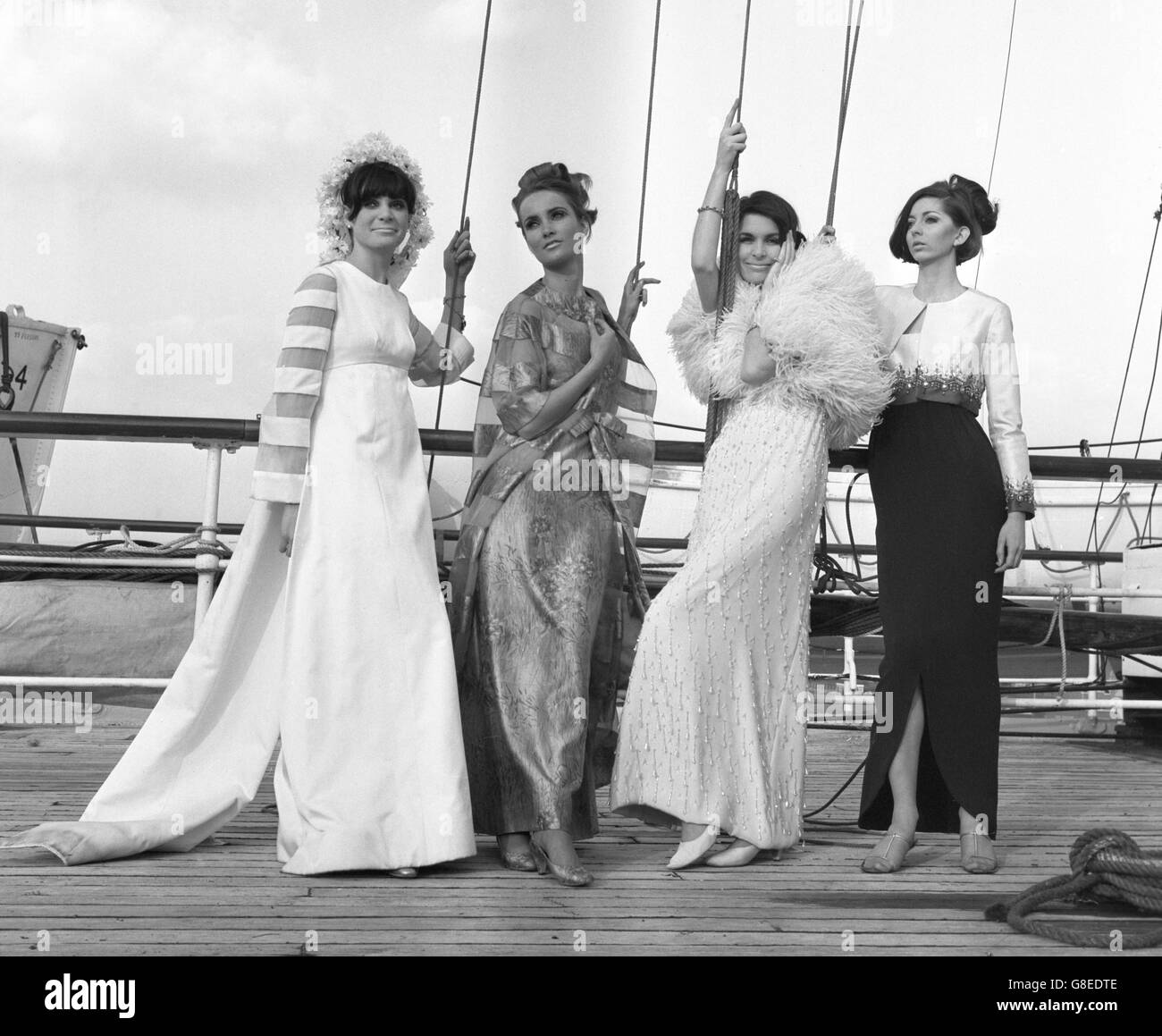 Mode - Ronald Paterson Frühjahrskollektion - Southampton Stockfoto