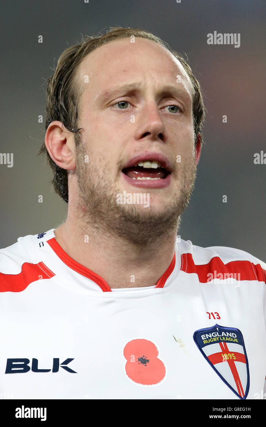 Rugby League - Internationale Testreihe - erster Test - England gegen Neuseeland - KC Stadium. Chris Hill, England Stockfoto