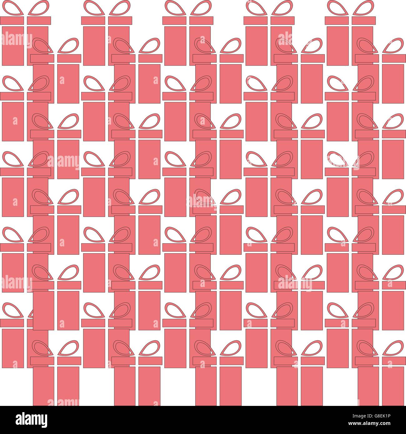 Geschenk Box Web-Symbol, flaches Design. Vektor-illustration Stock Vektor