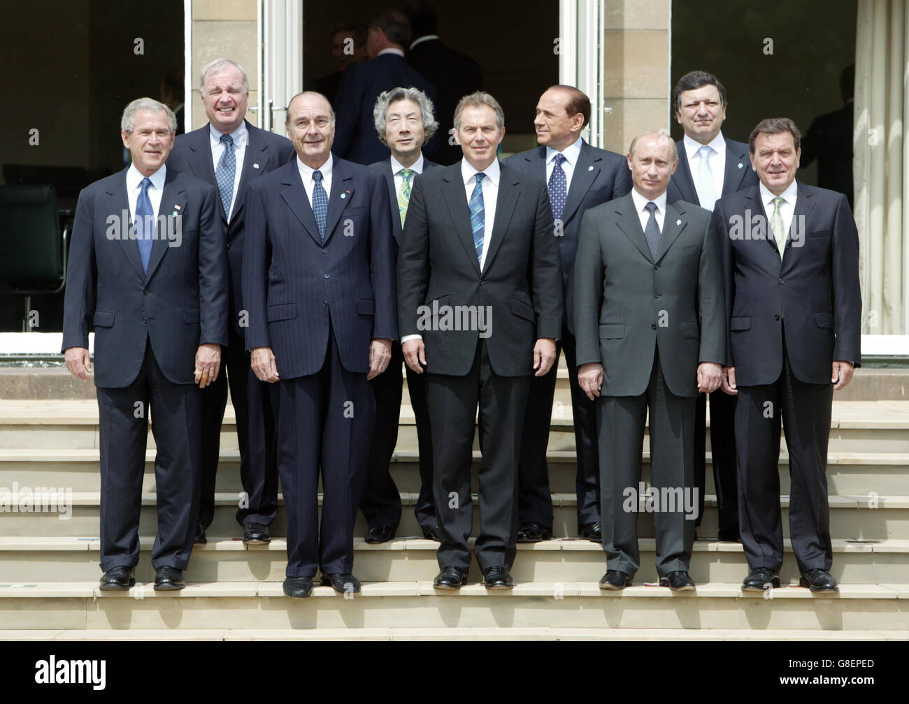 G8-Gipfel - Gleneagles Stockfoto