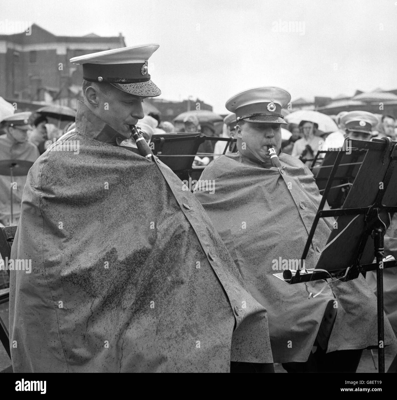 Royal Marines Band - St Katherine Docks, London Stockfoto