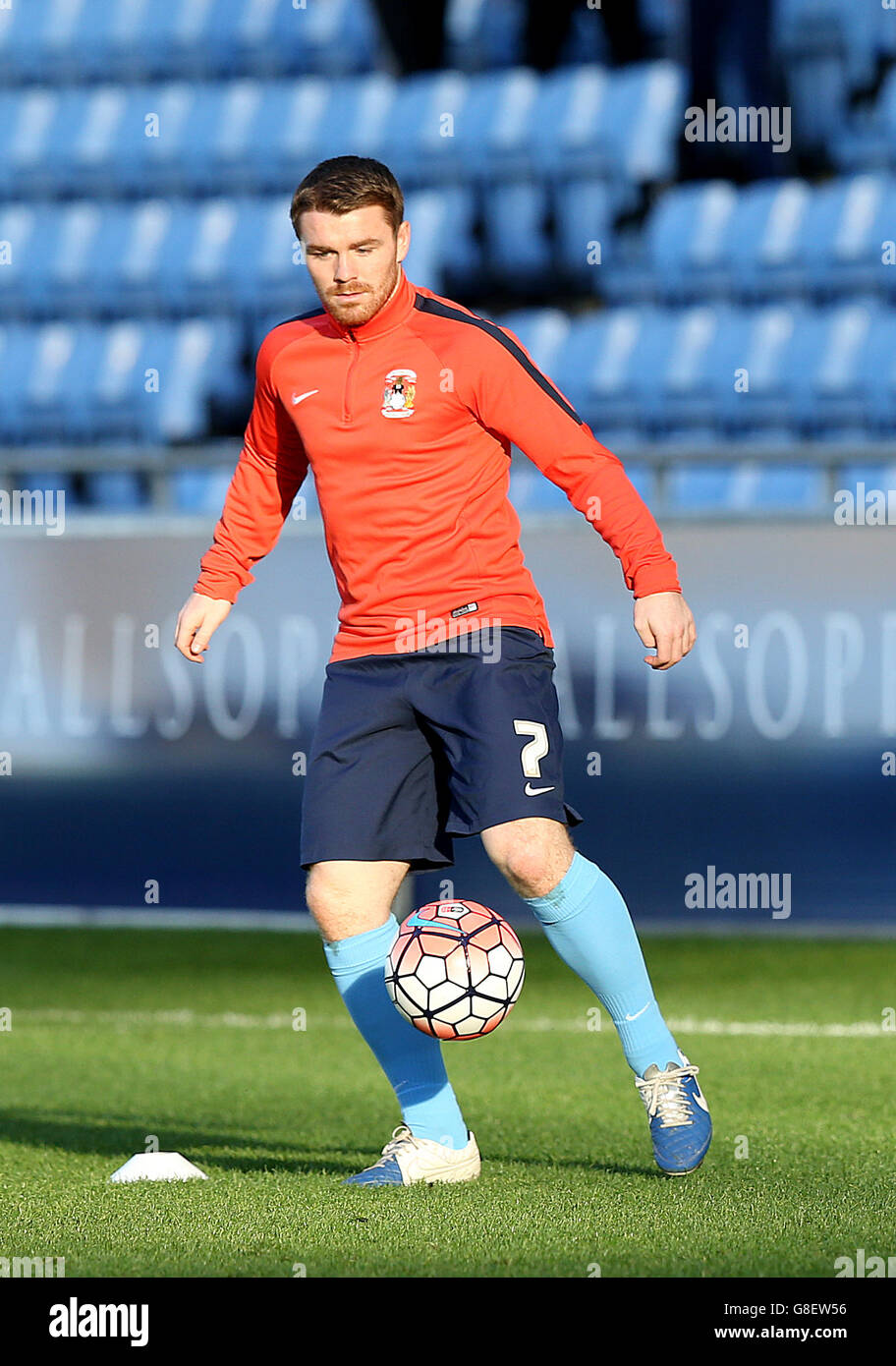 Fußball - Emirates FA Cup - erste Runde - Coventry City / Northampton Town - Ricoh Arena. John Fleck, Coventry City Stockfoto