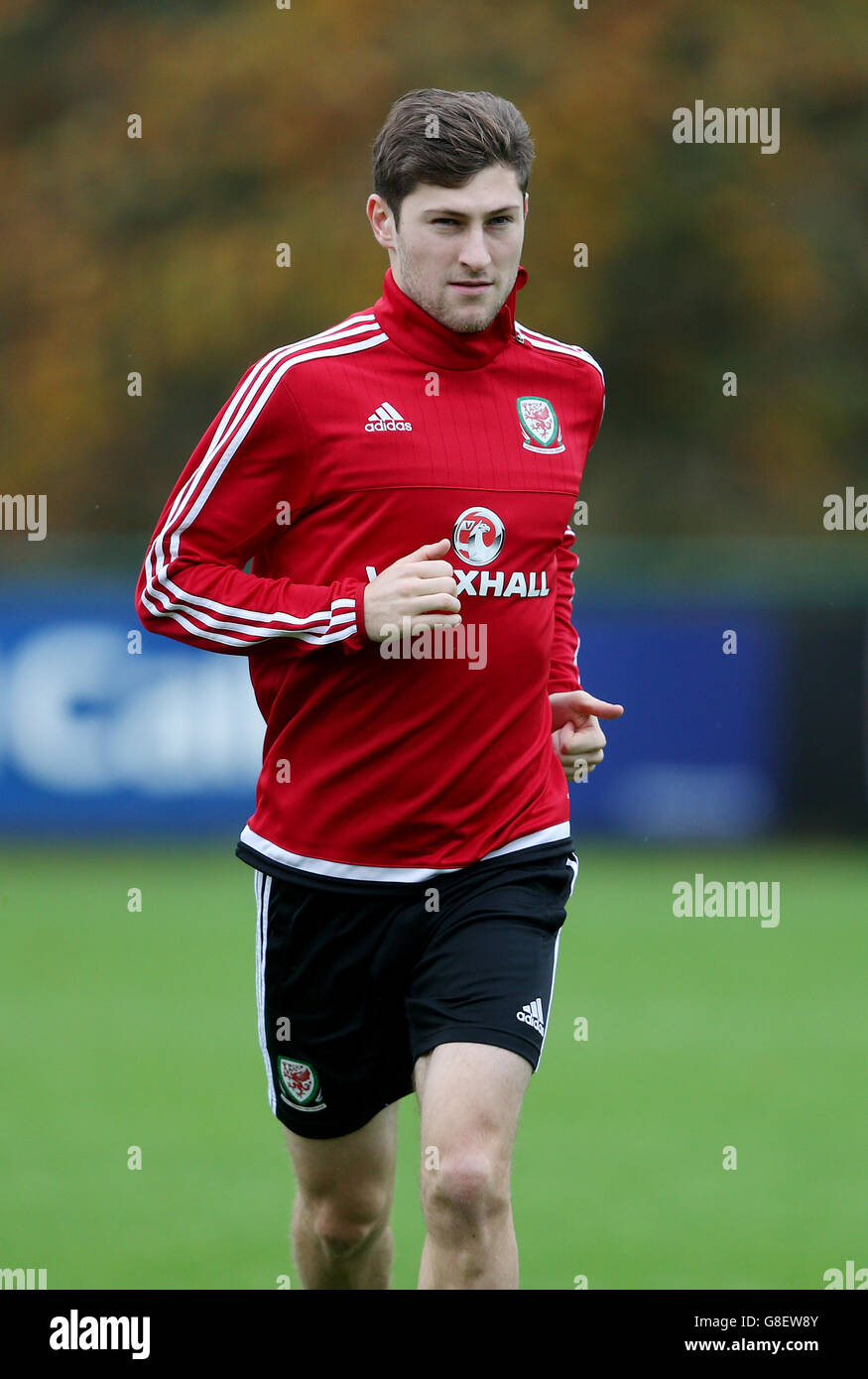 Ben Davies von Wales während einer Trainingseinheit im Wale Resort, Glamorgan. Stockfoto