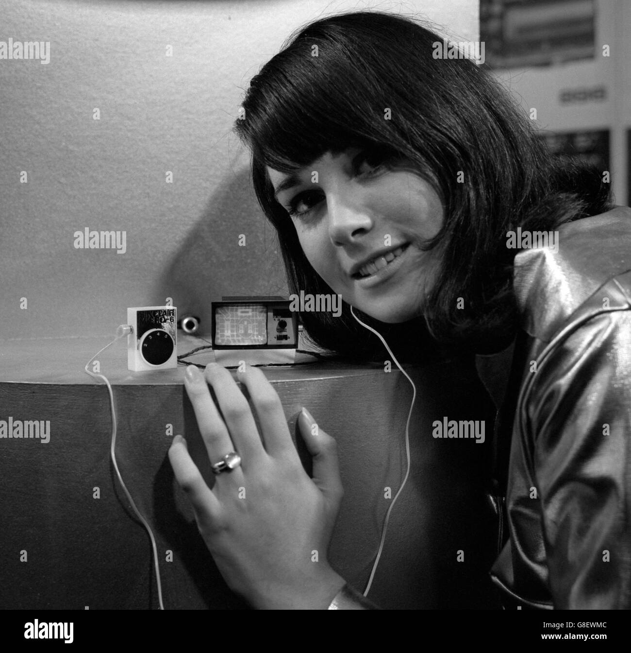 Wissenschaft und Technologie - Fernseh- und 1966 zeigen - Sinclair Microvision - Earls Court, London Stockfoto