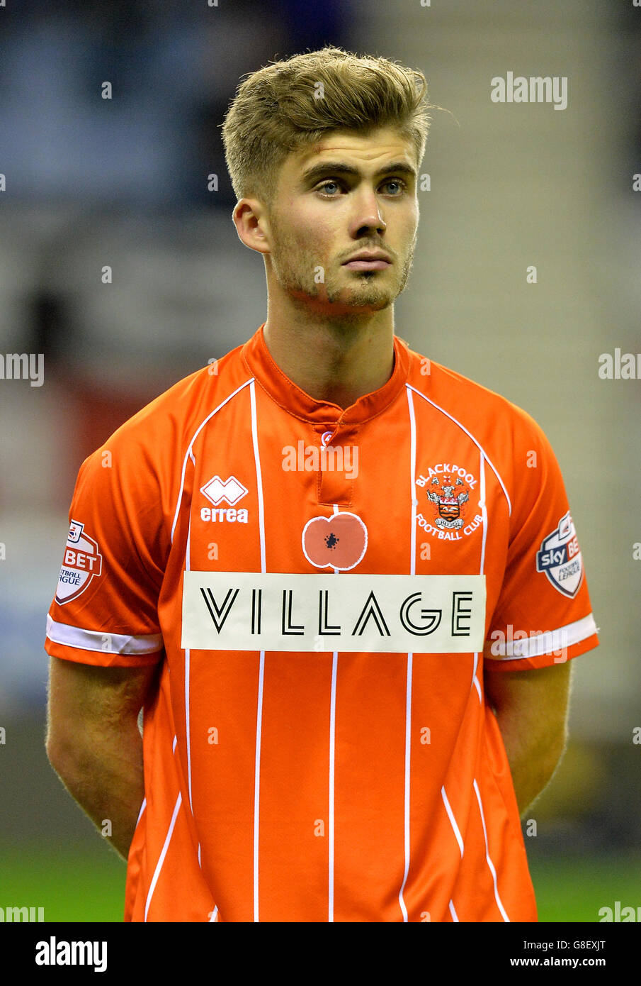 Fußball - Johnstone es Paint Trophy - Nordabschnitt - Runde von sechzehn - Wigan Athletic V Blackpool - DW-Stadion Stockfoto