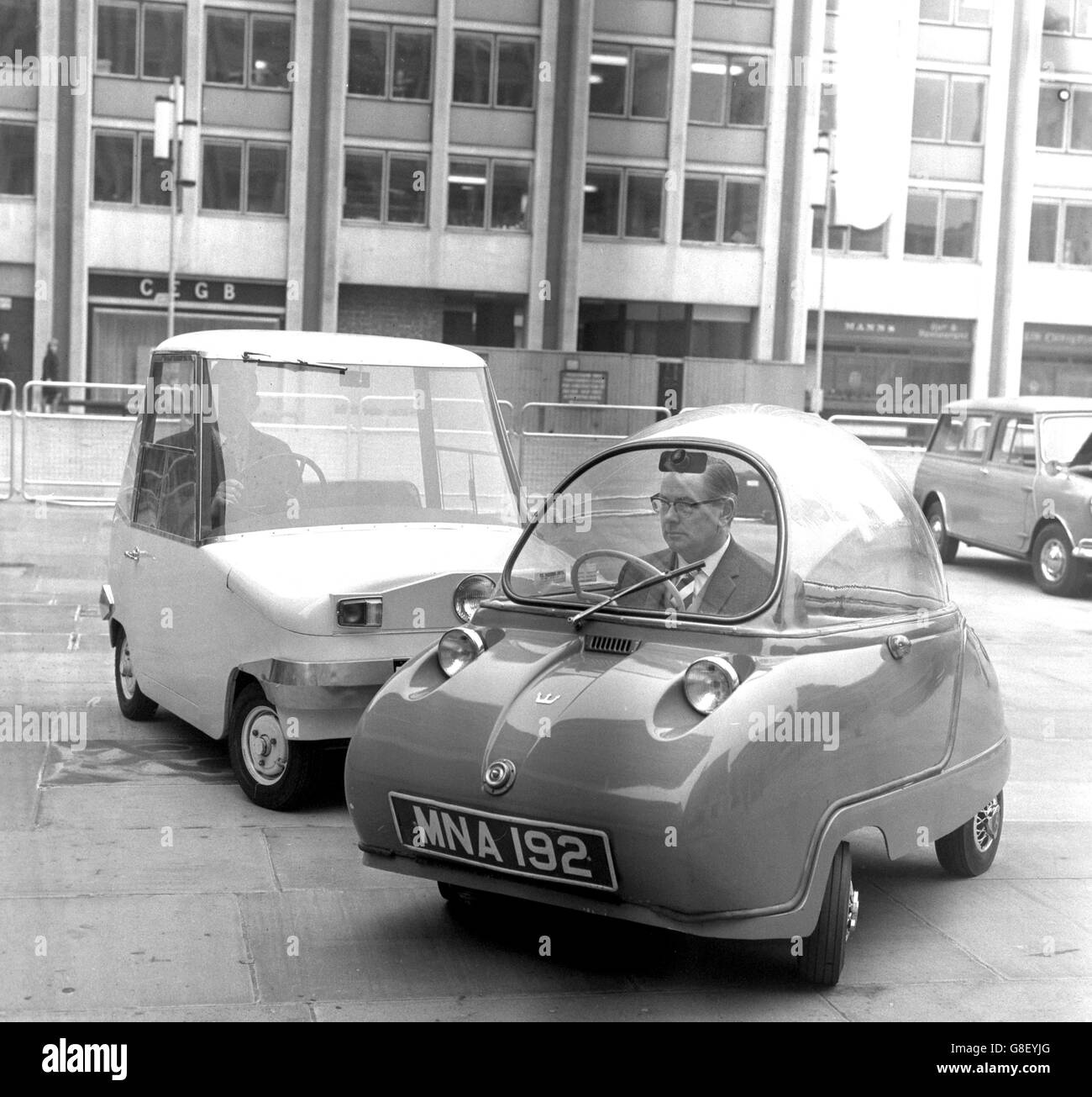 Elektroautos - London Stockfoto