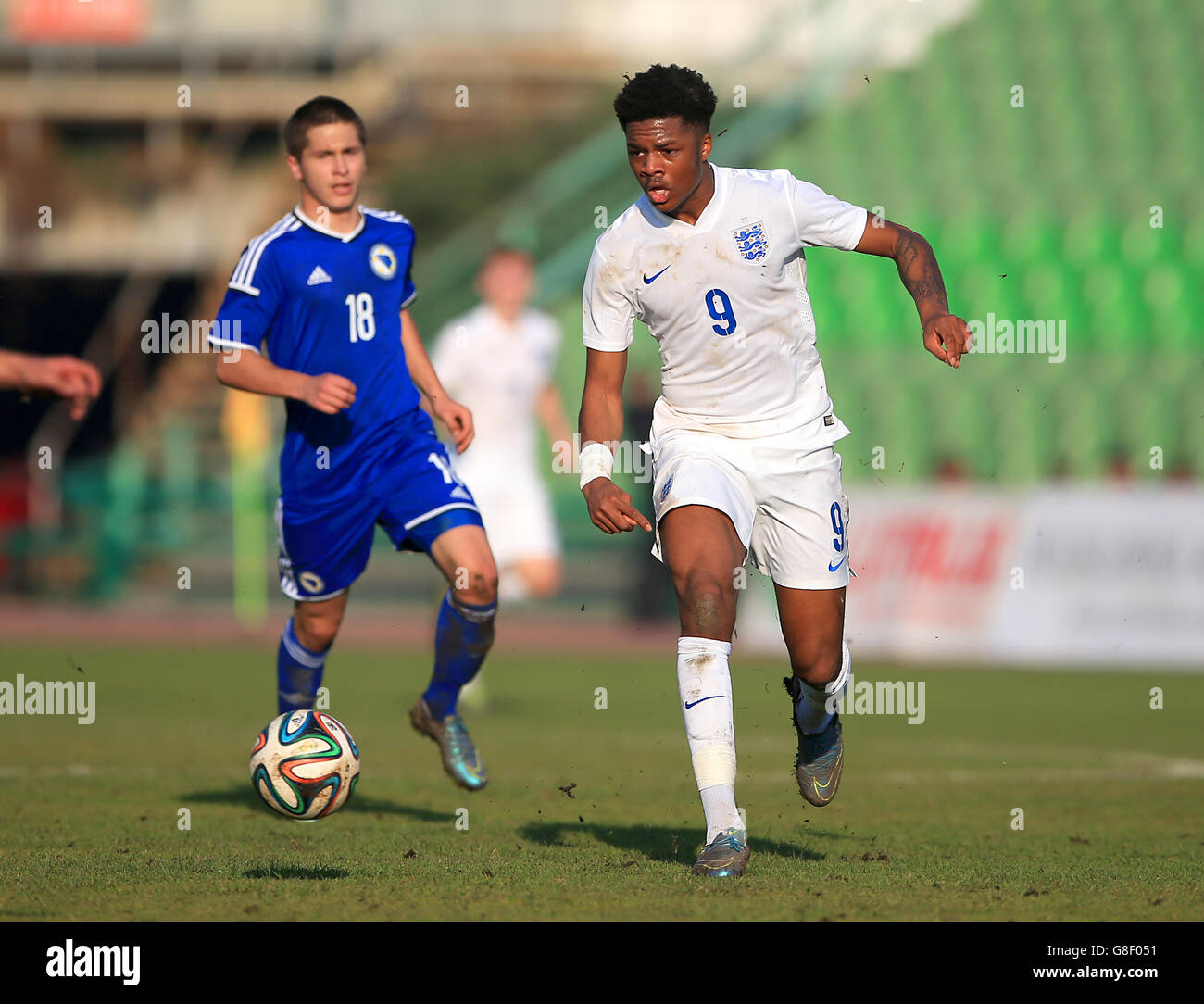 Bosnien und Herzegowina U21 V England U21 - UEFA unter 21 Qualifying - Gruppe neun - Asim Ferhatovic Hase Stadion Stockfoto