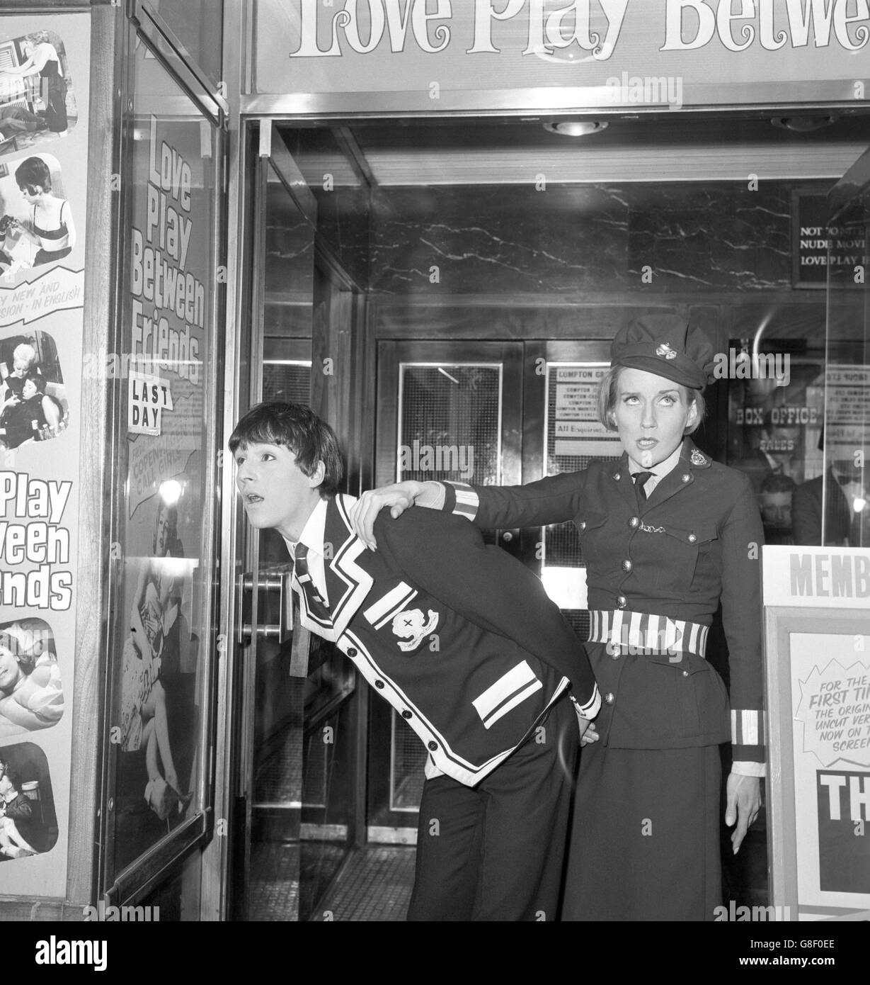 Auf der Ebene - Saville Theatre, London Stockfoto