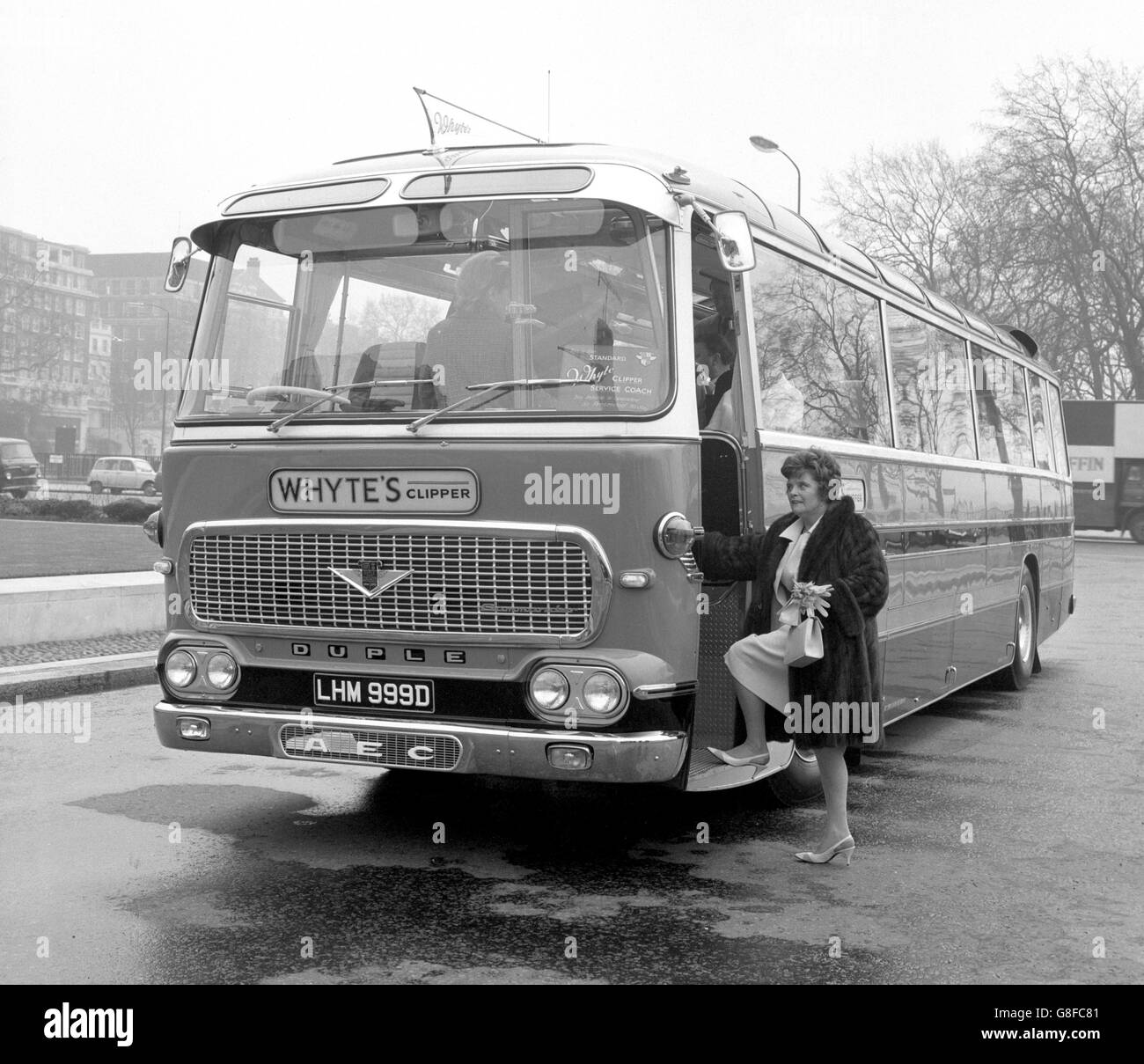 Luxus-Reisebus - London Stockfoto