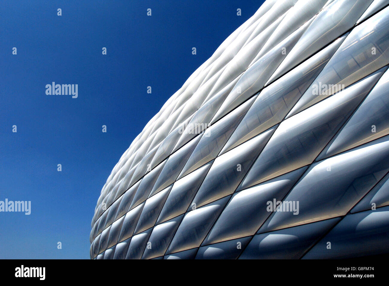 Fußball - FIFA Fußball-Weltmeisterschaft 2006 Stadien - die Allianz Arena. Ein Blick auf die Allianz Arena Stockfoto