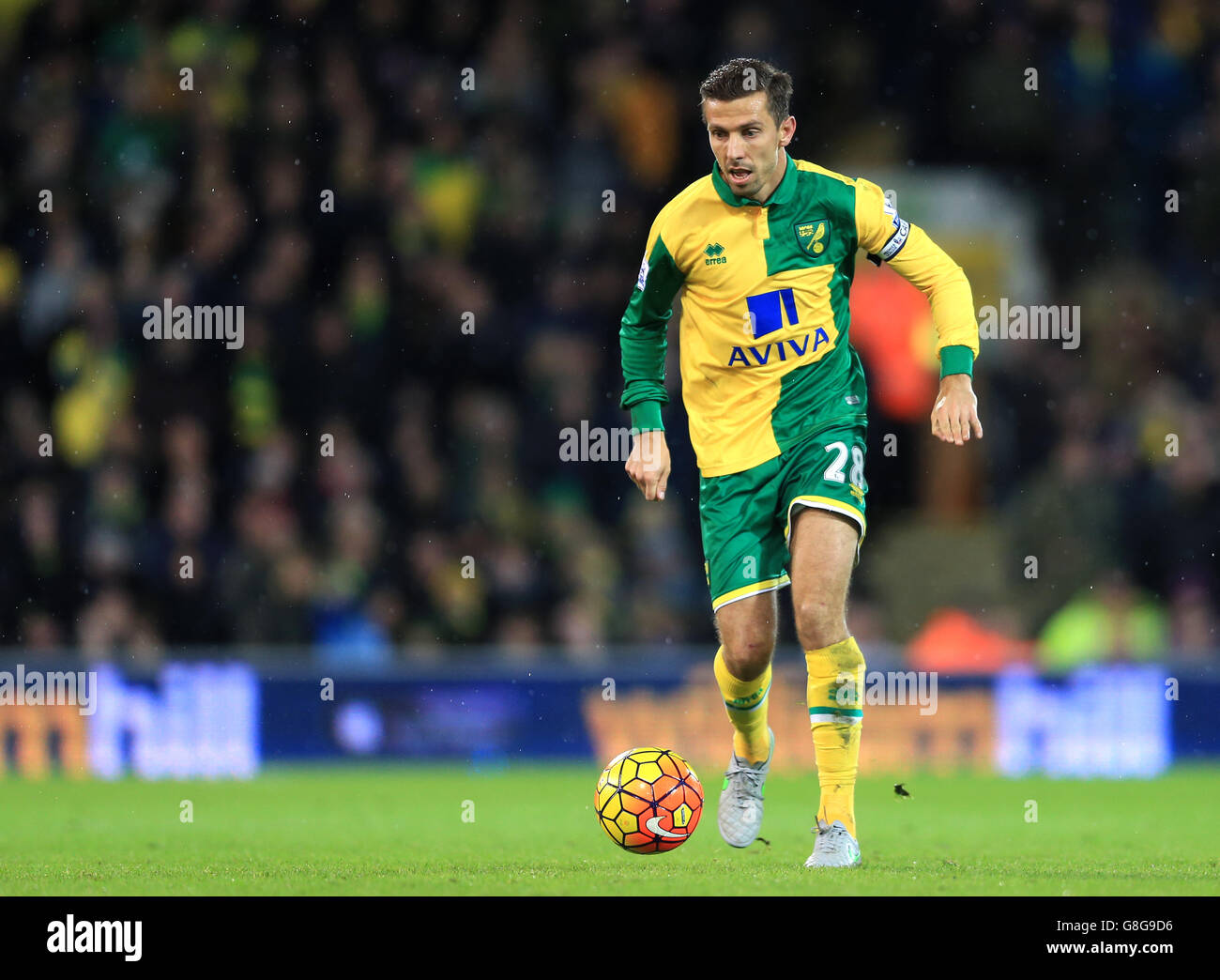 Norwich City / Arsenal - Barclays Premier League - Carrow Road. Gary O'Neil von Norwich City Stockfoto