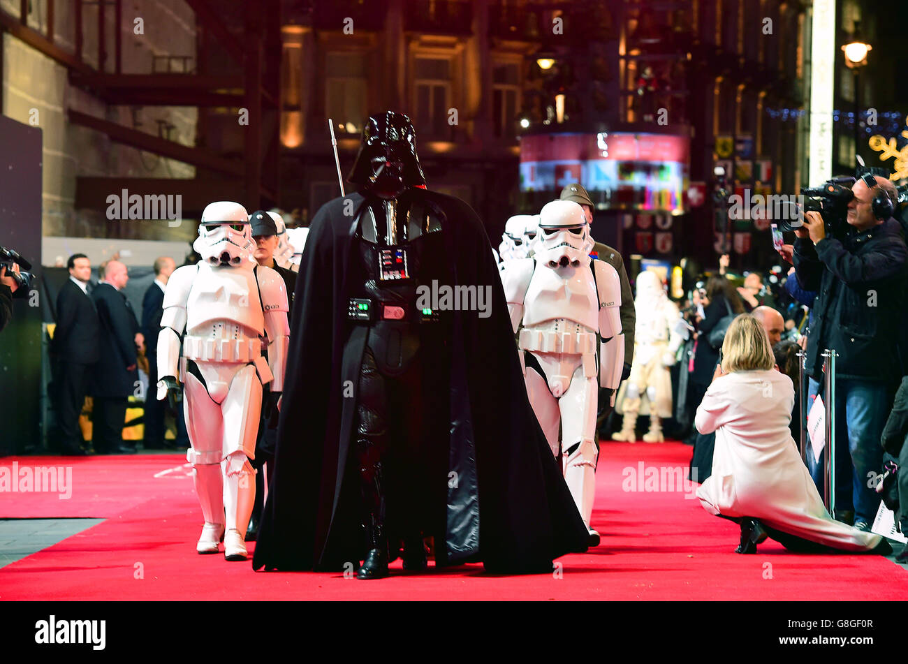 Star Wars: Der Erwachen der macht Europapremiere - London Stockfoto