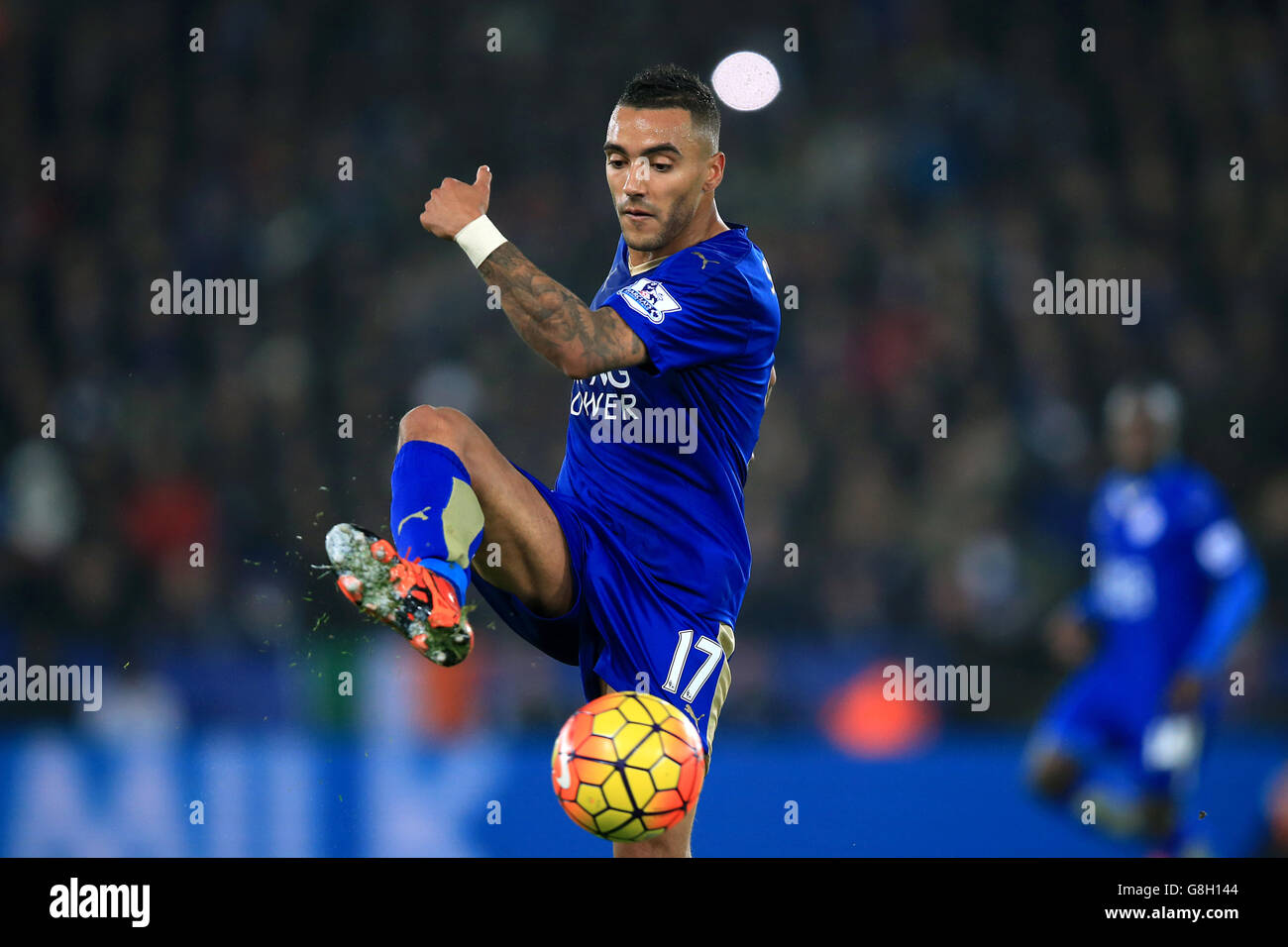 Leicester City gegen Chelsea - Barclays Premier League - King Power Stadium. Danny Simpson, Leicester City Stockfoto