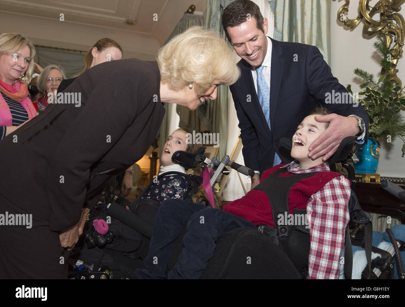 Weihnachten im Clarence House Stockfoto