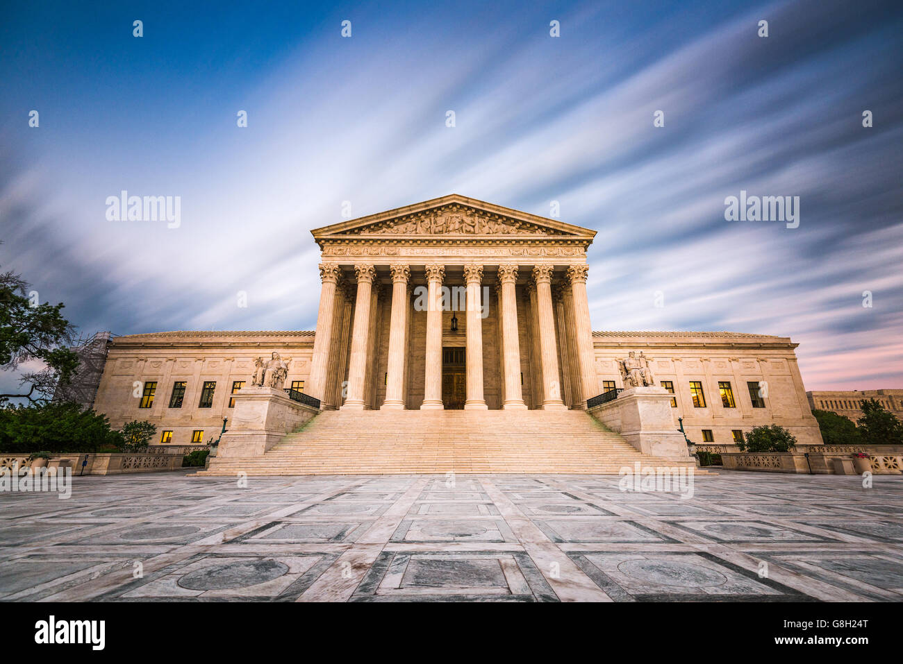 United States Supreme Court Gebäude in Washington DC, USA. Stockfoto