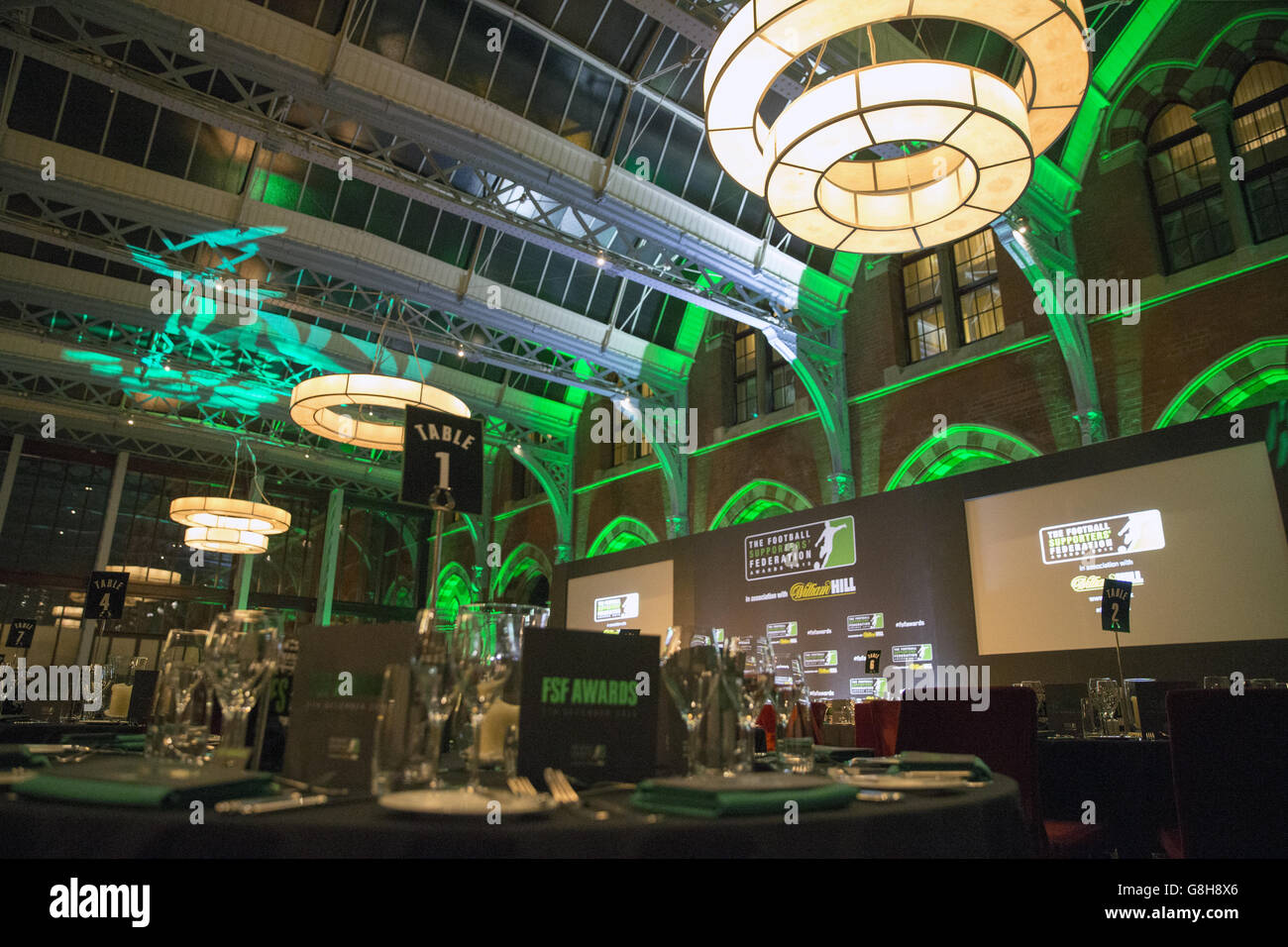 2015 Football Supporters Federation Awards - St Pancras Renaissance Hotel Stockfoto