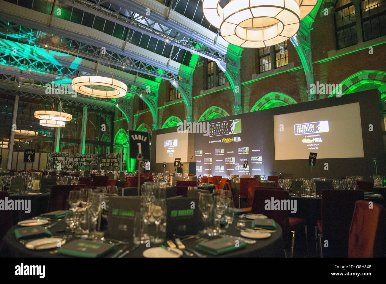2015 Football Supporters Federation Awards - St Pancras Renaissance Hotel Stockfoto