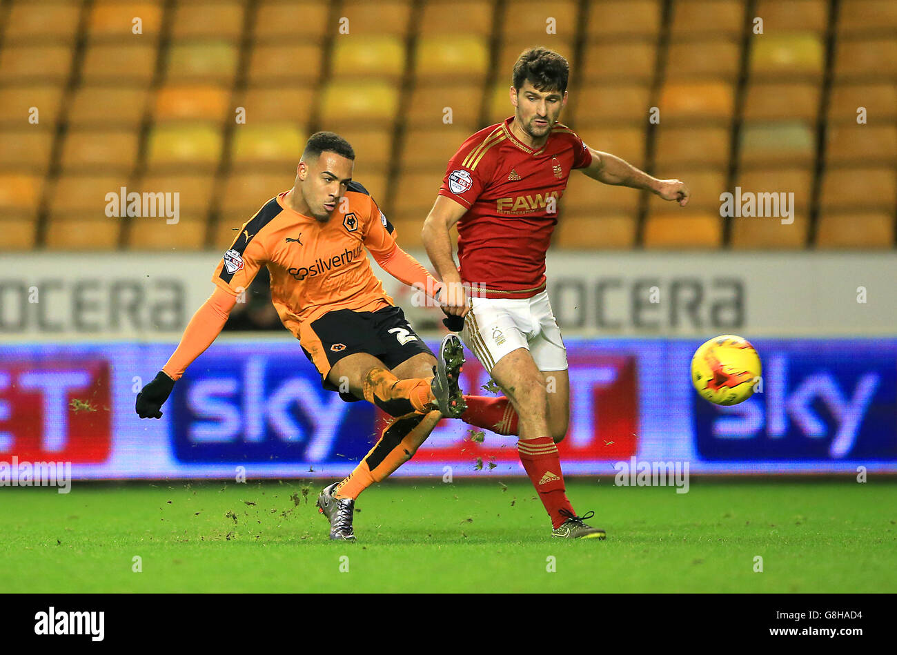 Wolverhampton Wanderers V Nottingham Forest - Sky Bet Meisterschaft - Molineux Stockfoto