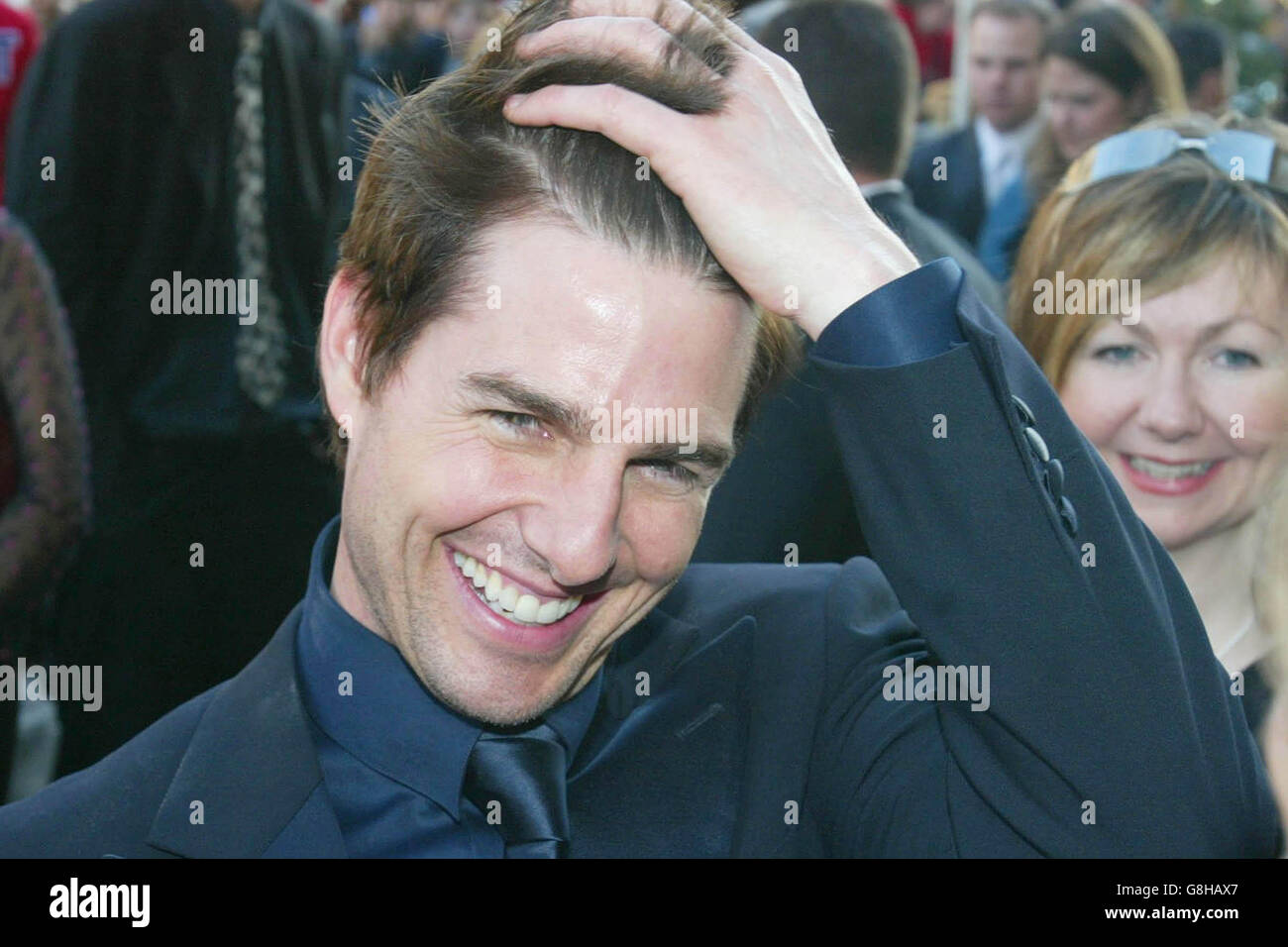 US-Schauspieler Tom Cruise auf der Via della Conciliazione Boulevard in der Nähe des Petersdoms, als er im Auditorium St. Cecilia für den italienischen David di Donatello Filmpreis in Rom ankommt. Stockfoto