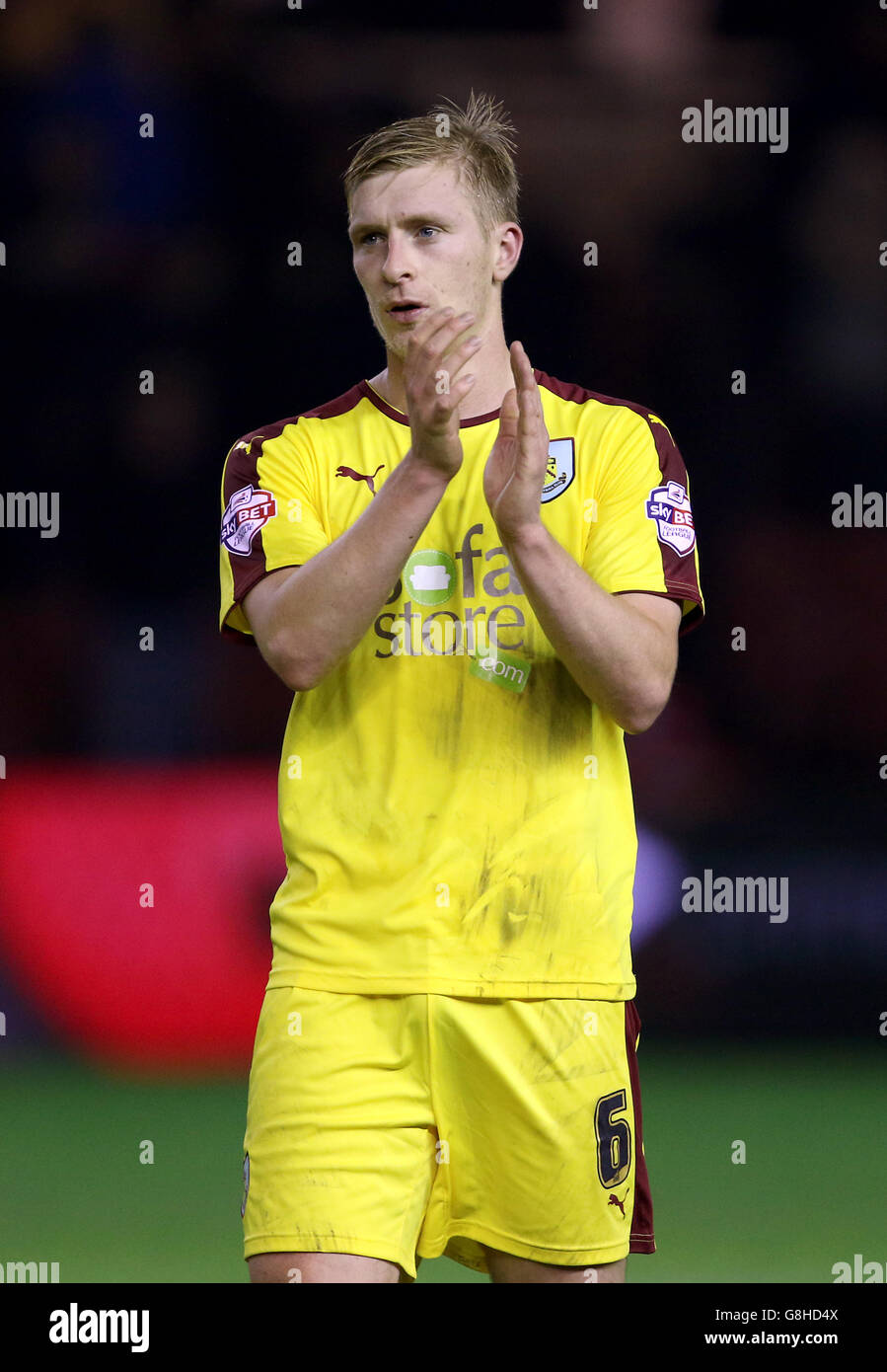 Middlesbrough gegen Burnley - Sky Bet Championship - Riverside Stadium. Ben Mee, Burnley. Stockfoto