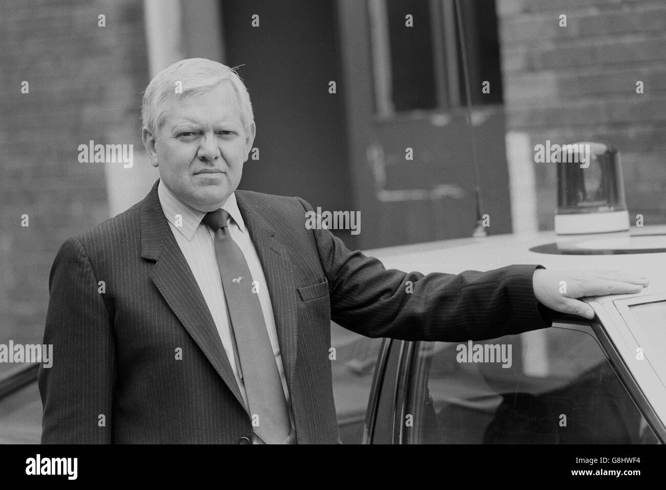 Detective Chief Superintendent Charles Farquhar, der die Jagd nach dem Mörder von Alison Day (19) auf der Hackney Polizeistation leitet. Stockfoto