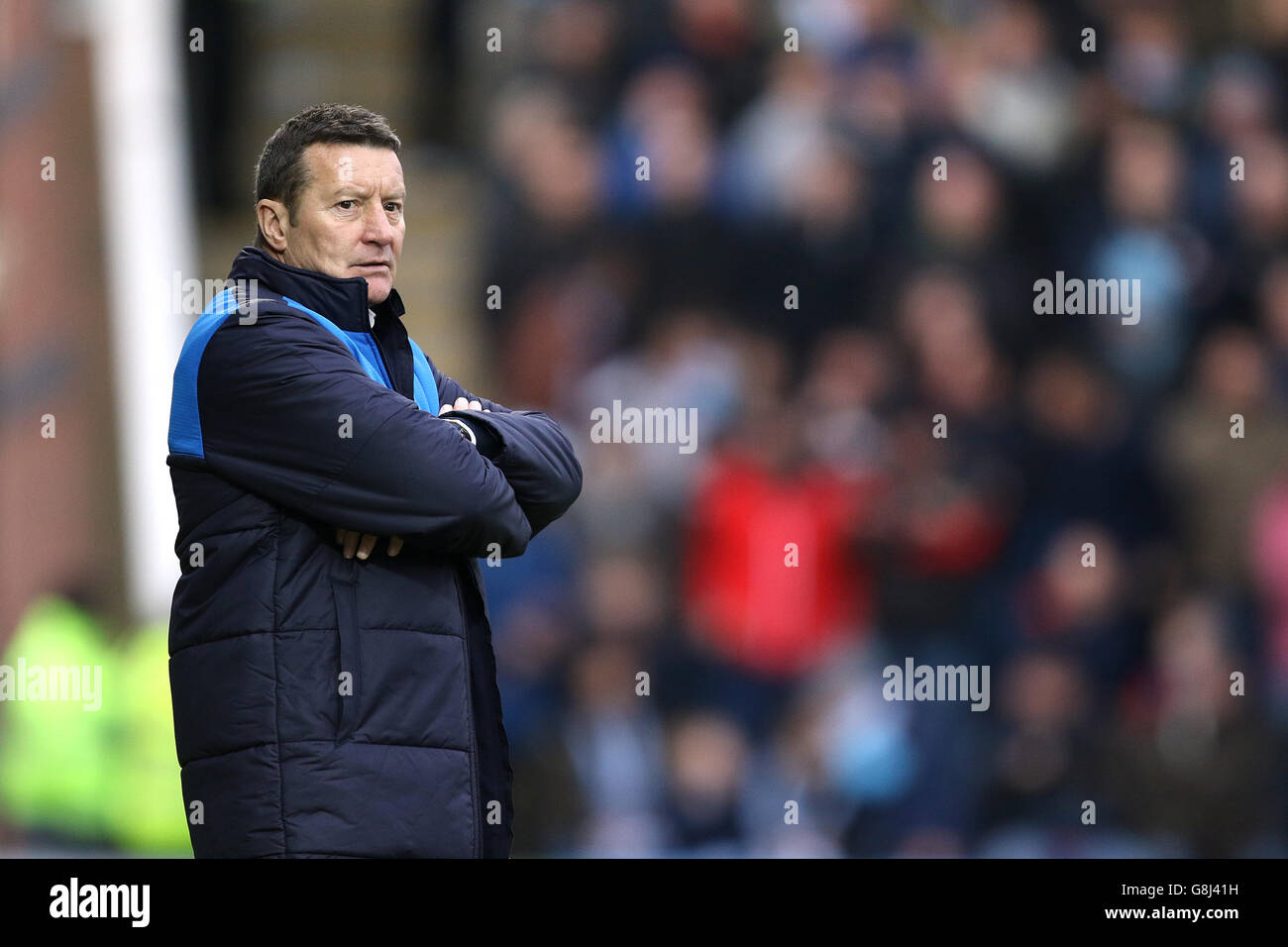 Chesterfield / Coventry City - Sky Bet League One - Proact Stadium. Chesterfield-Manager Danny Wilson Stockfoto