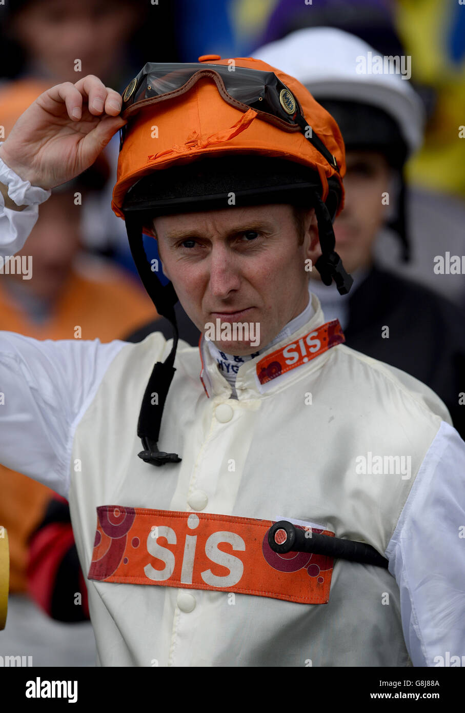 Pferderennen - Lincoln Family Fun Day - Doncaster Racecourse. Martin Dwyer, Jockey Stockfoto