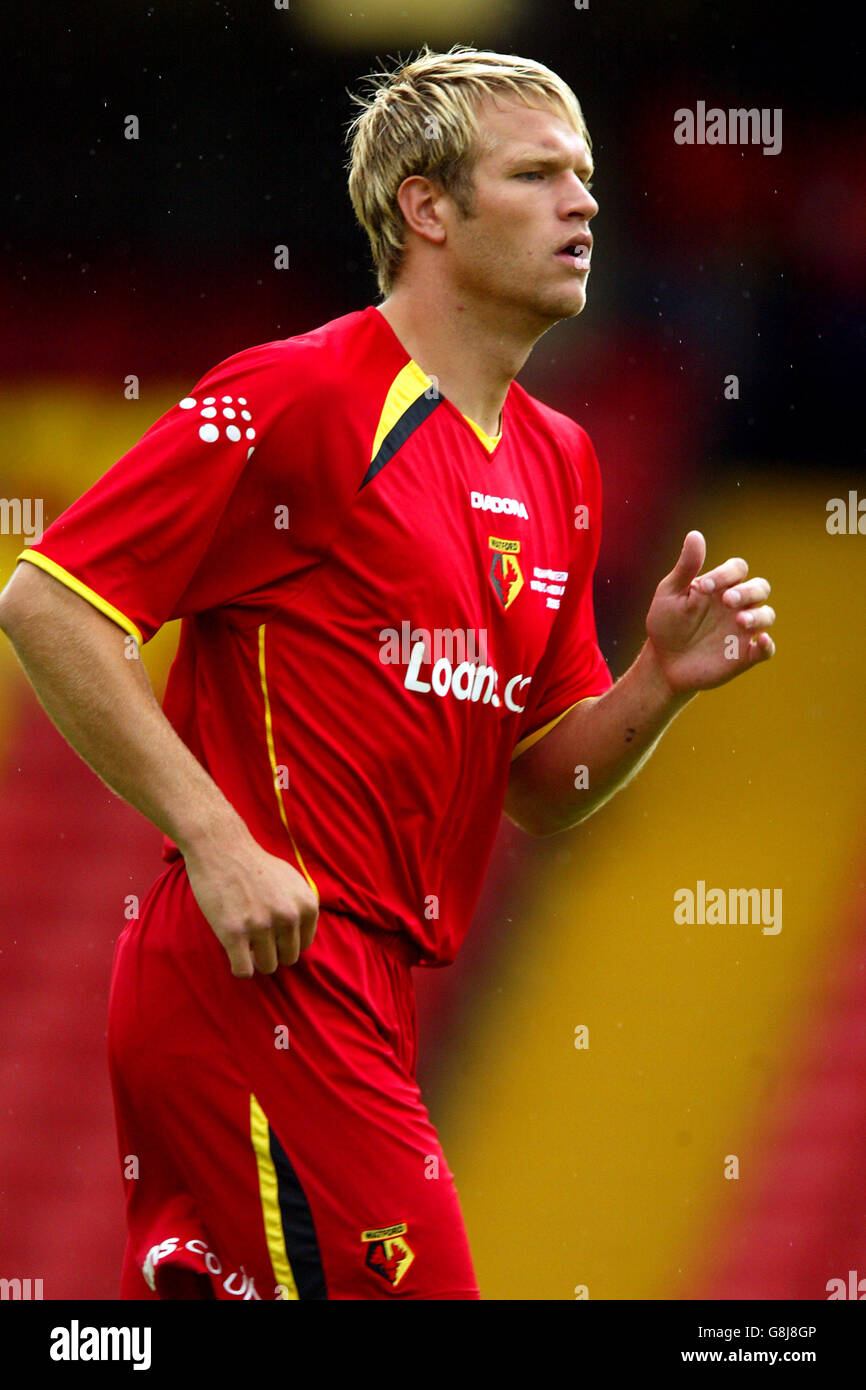 Fußball - freundlich - Watford / Charlton Athletic - Vicarage Road Stadium. Dominic Blizzard, Watford Stockfoto