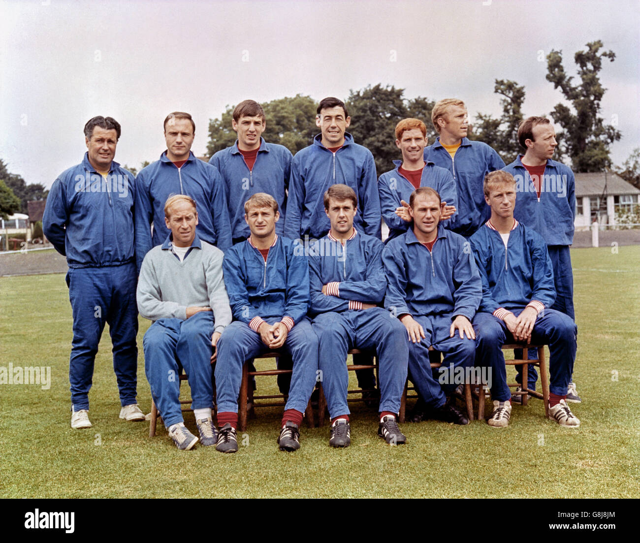 Fußballtraining - World Cup England 1966 - England Stockfotografie - Alamy